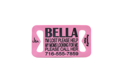 Premium Silicone Pet ID Tag