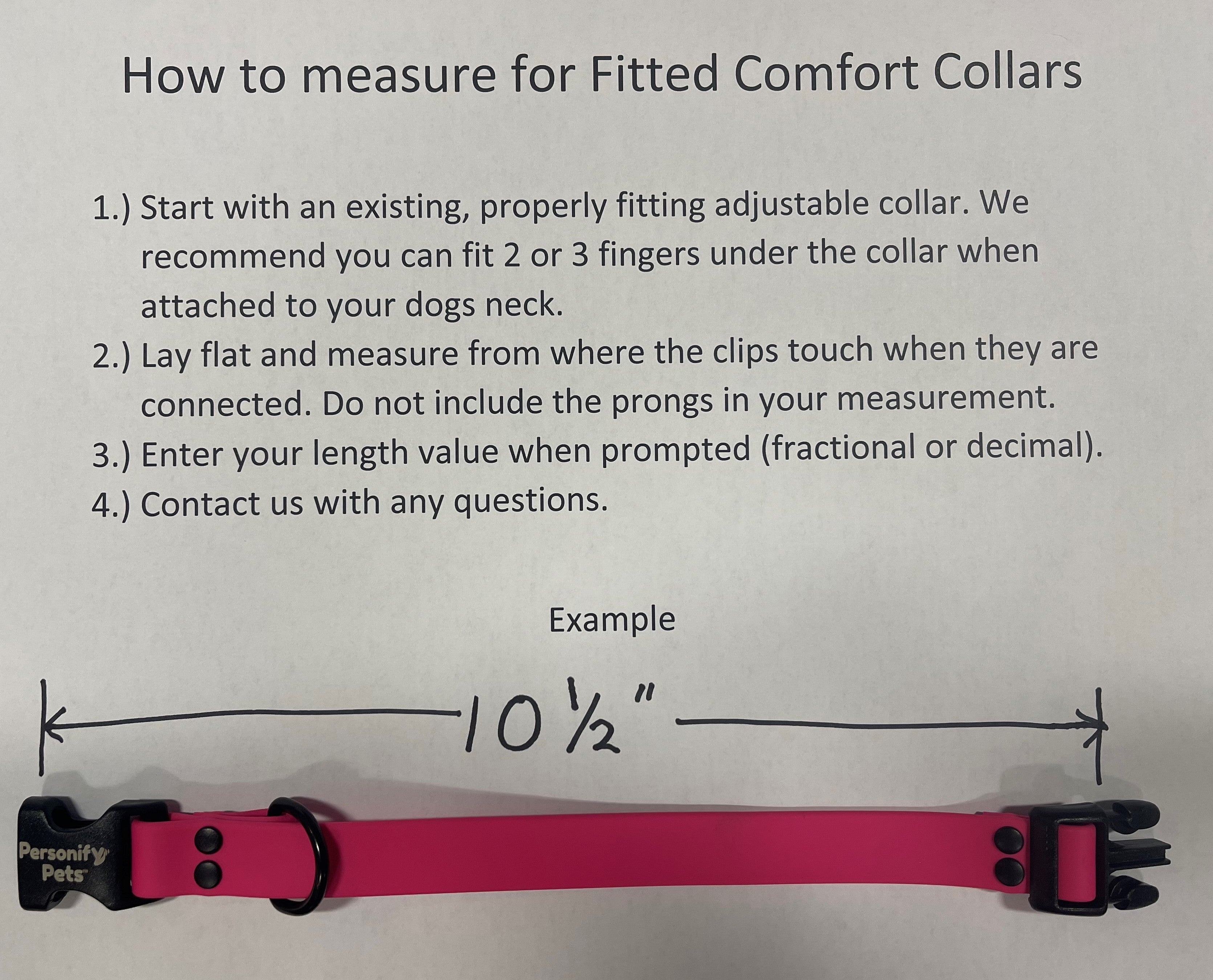 Fitted Comfort Collar